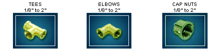 brass pipe fittings